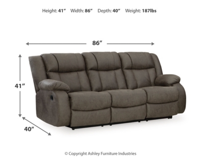 First Base Reclining Sofa, , large