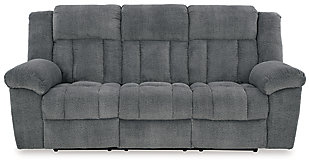 Tip-Off Power Reclining Sofa, Slate, large