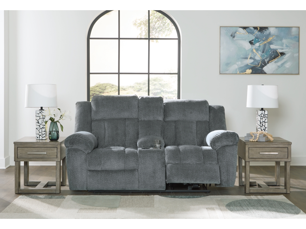 Ashleyページ Tip-Off Dual Power Reclining Loveseat | Ashley