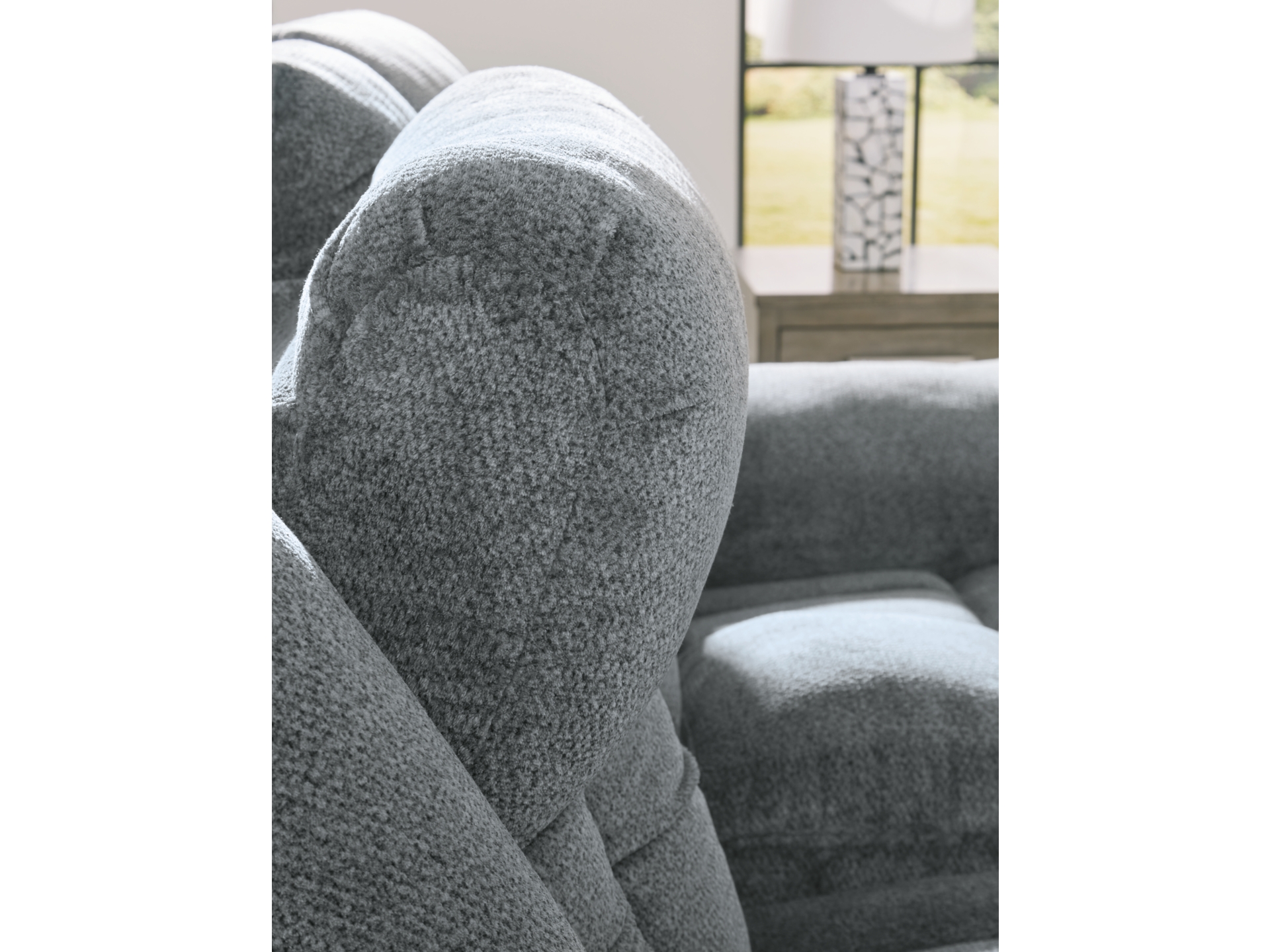 Image 1 of Tip-Off Oversized Dual Power Recliner Slate