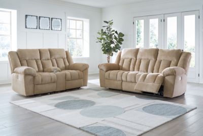 Tip-Off Sofa and Loveseat, Wheat