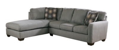 Zella 2-Piece Sectional with Chaise, Charcoal, large