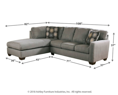 Zella 2 Piece Sectional With Chaise Ashley Homestore