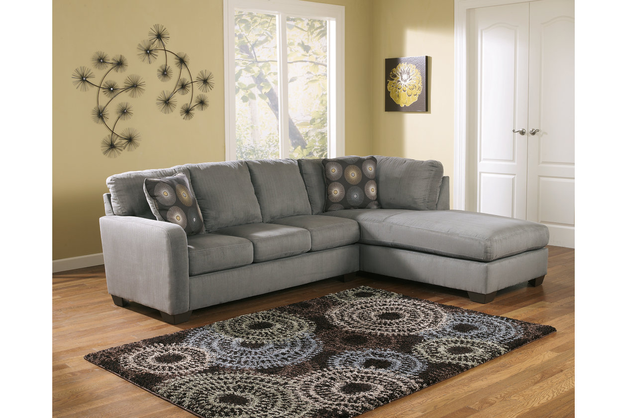 Zella 2 Piece Sectional With Chaise Ashley Furniture Homestore