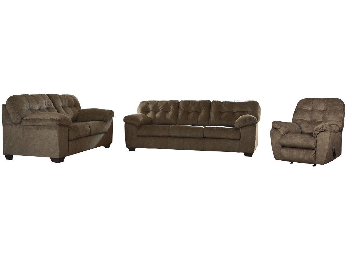 Accrington Sofa Loveseat and Recliner Ashley