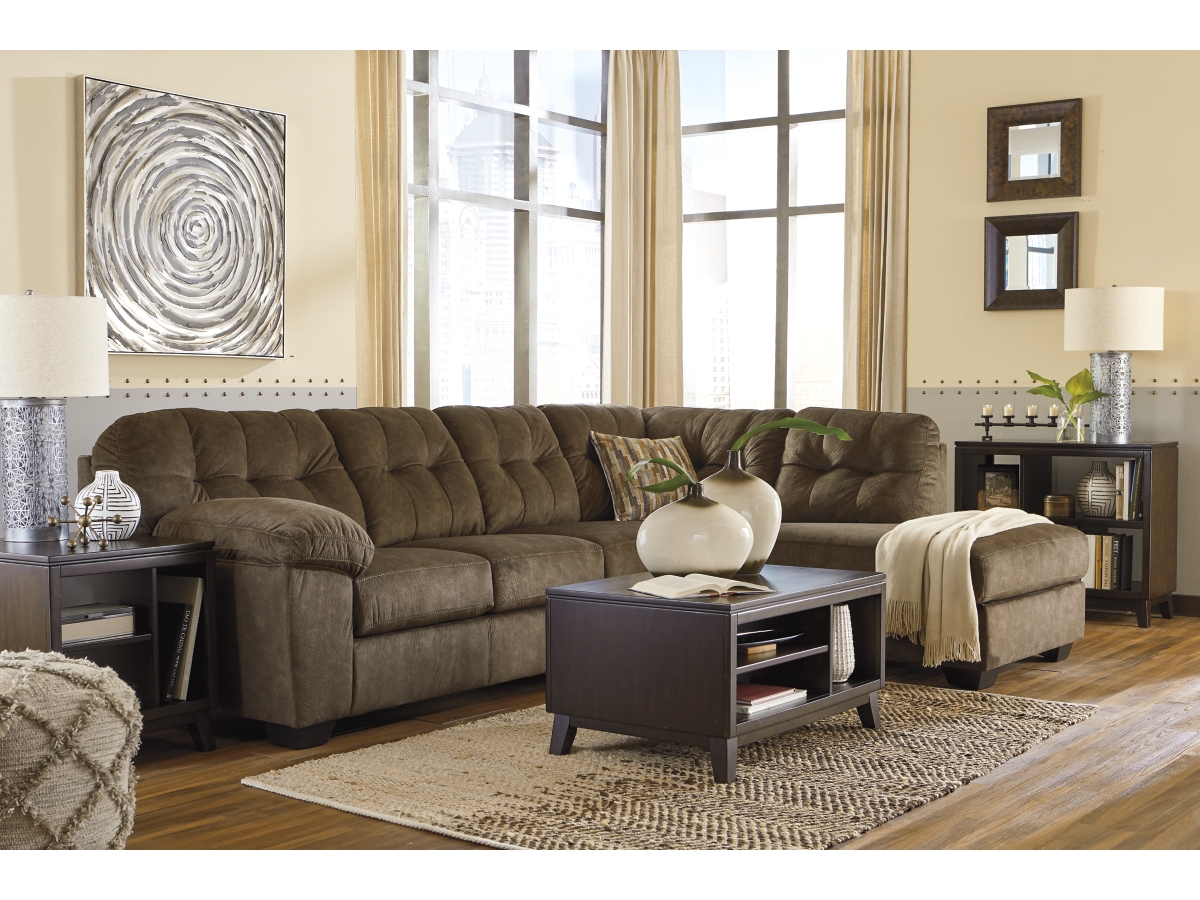 Accrington right chaise sectional deals by ashley furniture