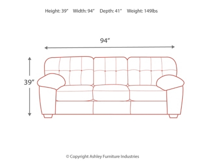 Accrington Sofa, Granite, large