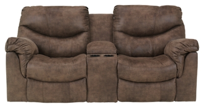 Alzena Reclining Loveseat with Console
