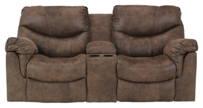 Alzena Reclining Loveseat with Console, , large