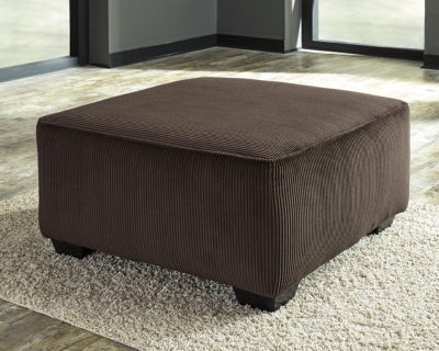 Jinllingsly Oversized Ottoman, Chocolate, rollover