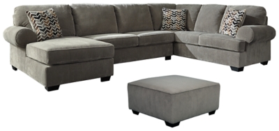 Jinllingsly 3 Piece Sectional With Ottoman Ashley Furniture Homestore