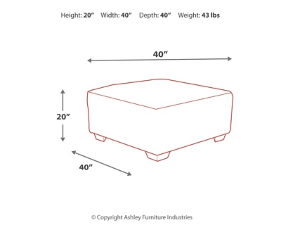 Jinllingsly Oversized Ottoman
