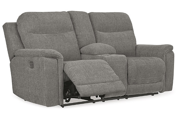Mouttrie Dual Power Reclining Loveseat, Nina Leather Dual Power Reclining Sofa