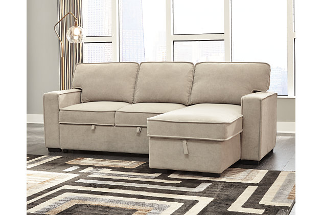 Chaise Lounge Sofa Bed With Storage, Costco Kendale Sleeper Sofa With Storage Chaise