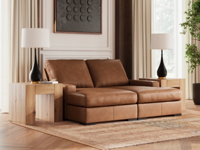 Calden Super Chaise, Caramel, large