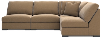 Calden 4-Piece Sectional, Sable, grid