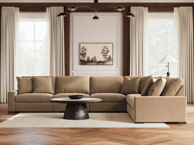 Calden 6-Piece Sectional, Sable, large