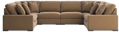 Calden 6-Piece Sectional, Sable, grid