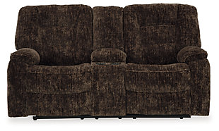 Soundwave Reclining Loveseat with Console, , large