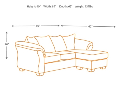 Ashley furniture mocha sofa