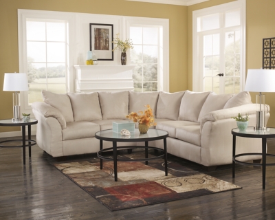 Ashley darcy deals sectional with chaise