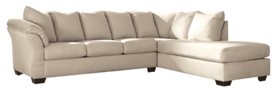 Darcy 2-Piece Sectional with Chaise, Stone, large