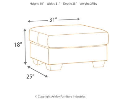 Darcy Ottoman, Cobblestone, large