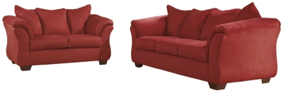 Darcy Sofa and Loveseat, Salsa, large