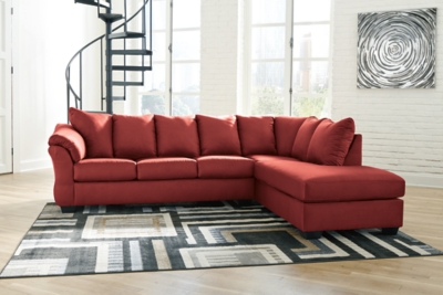 Darcy 2-Piece Sectional with Chaise, Salsa, rollover