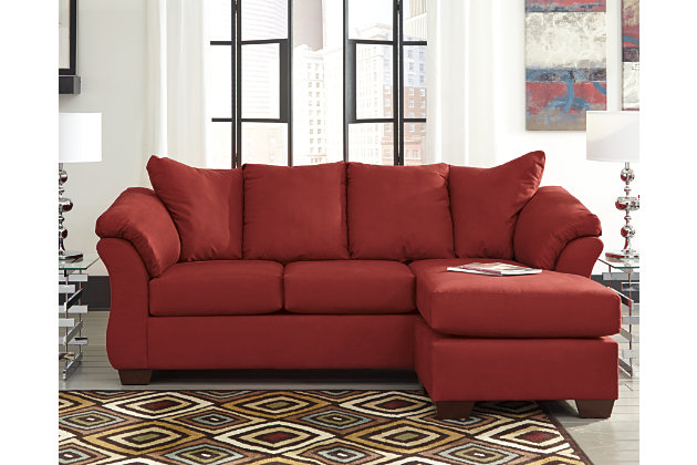 Darcy Sofa Chaise Ashley Furniture, Ashley Furniture Red Leather Sofa