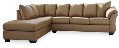 Darcy 2-Piece Sectional with Chaise, Mocha, large