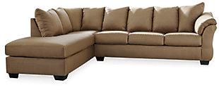 Darcy 2-Piece Sectional with Chaise, Mocha, large
