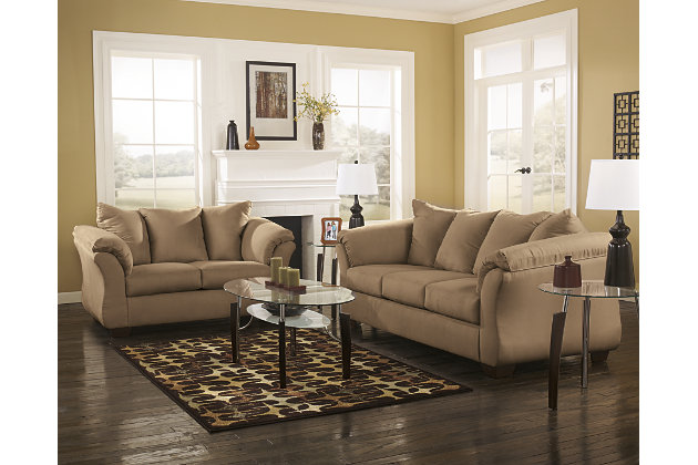 Darcy Loveseat Ashley Furniture Home, T225 Modern Leather Sectional With Pull Out Sofa Bed