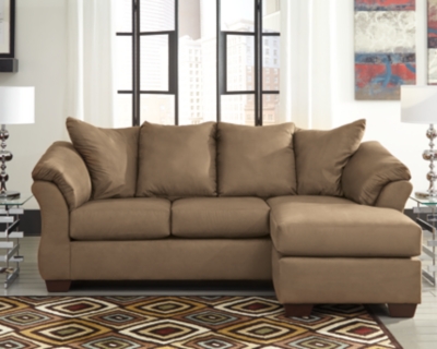 Darcy Sofa Chaise, Mocha, rollover