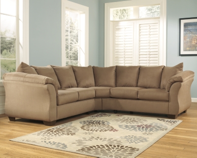 Darcy 2-Piece Sectional, Mocha, large