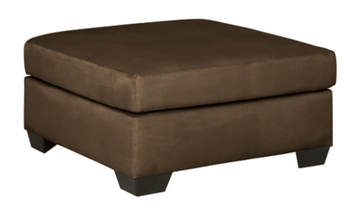 Darcy Oversized Accent Ottoman, Cafe, large