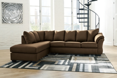 Darcy 2-Piece Sectional with Chaise, Cafe, large