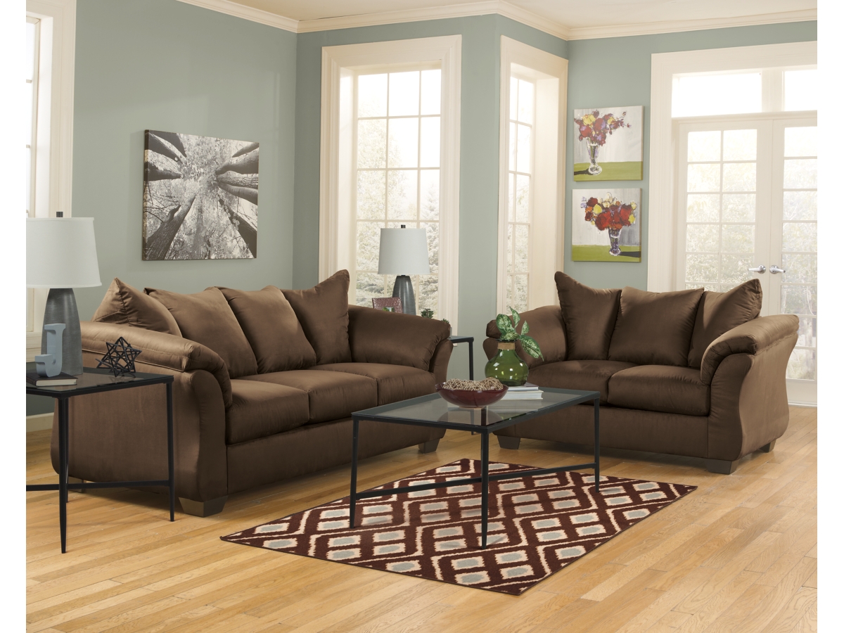 Ashley darcy sofa and loveseat discount