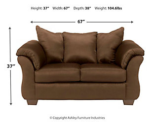 Darcy Loveseat, Cafe, large