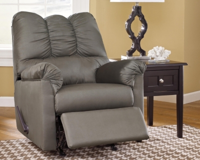 Signature design by ashley 7500725 darcy blue rocker online recliner