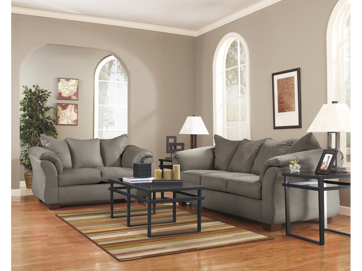 Darcy sofa chaise store and loveseat