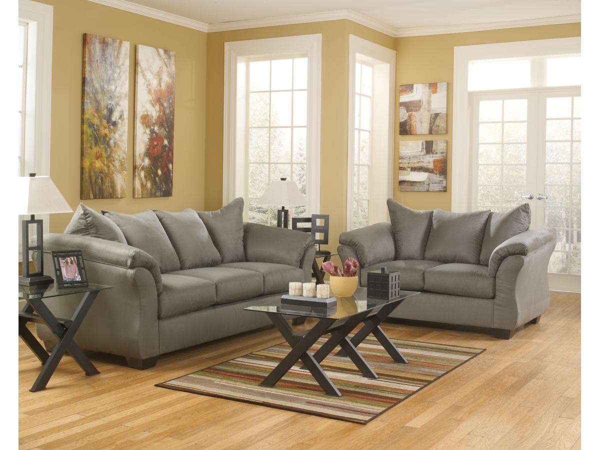 Darcy sofa chaise clearance and loveseat set