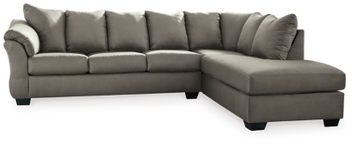 Darcy 2-Piece Sectional with Chaise, Cobblestone, large