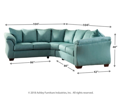 Ashley darcy store sky sectional