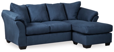 Darcy Sofa Chaise, Blue, large