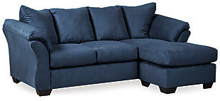 Darcy Sofa Chaise, Blue, large