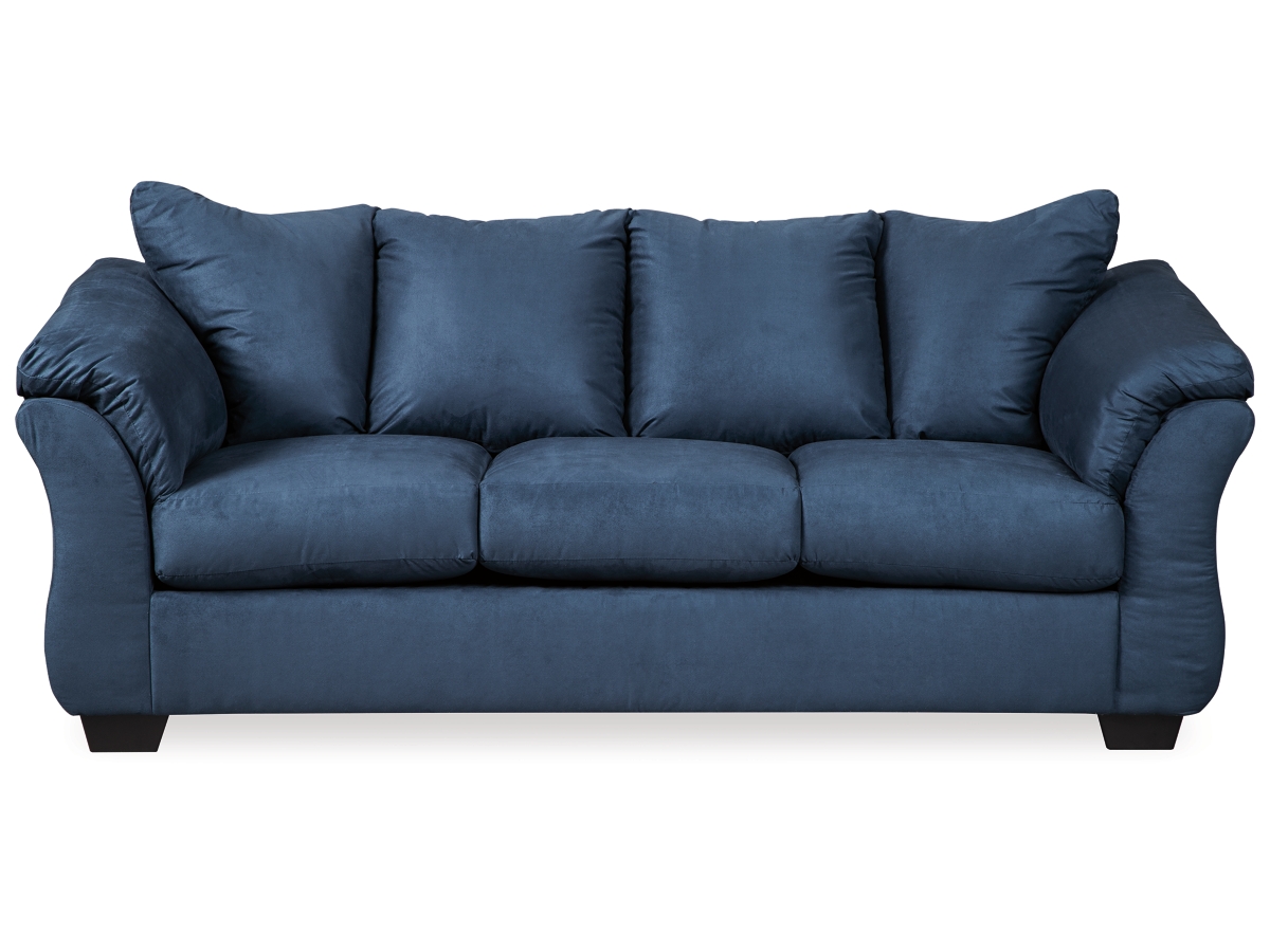 Blue ashley store furniture couch