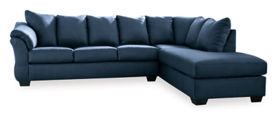 Darcy 2-Piece Sectional with Chaise, Blue, large