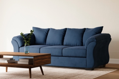 Darcy Sofa, Blue, large