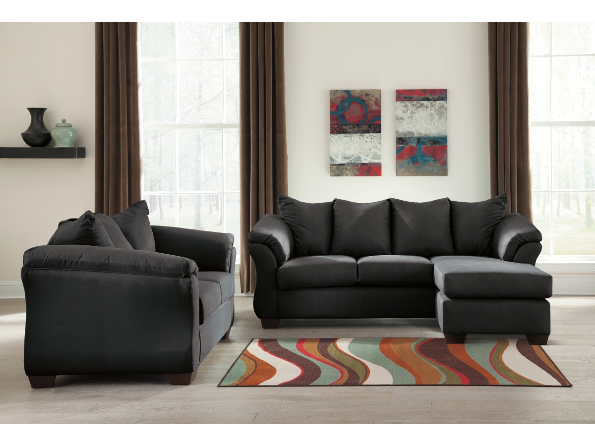 Darcy deals black sofa